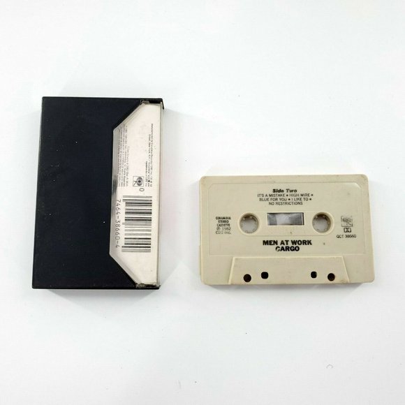 Men at Work "Cargo"‎ Cassette Tape 1983 - Picture 2 of 2